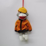 RACE CAR SOCK MONKEY