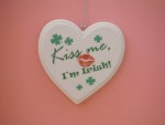 KISS ME I'M IRISH HEART