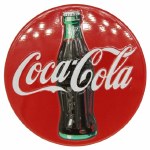 COCA COLA BOTTLE ON DISC