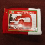 SANTA PLUSH GIFT BAG