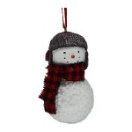 SNOWMAN WITH HAT AND SCARF