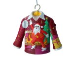 SANTA SWEATER ON HANGER