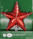 RED STAR TREE TOP