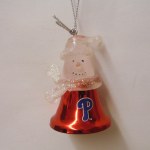 PHILLIES SNOWMAN BELL