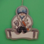 DENTIST SNOWMAN PLAQUE