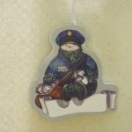 MAIL MAN SNOWMAN PLAQUE