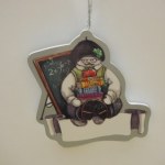 SNOWMAN TEACHER PLAQUE