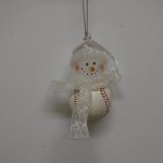 SNOWMAN HEAD ON BASEBALL