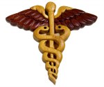 CADUCEUS  MAGNET