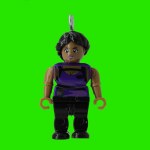 PURPLE FEMAL LEGO