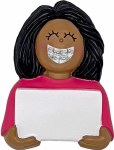 GIRL SMILING WITH BRACES