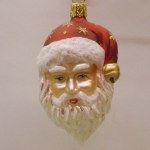 GERMAN SANTA HEAD INGE-GLAS