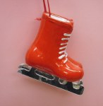 RED GLASS ICE SKATES