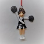 CHEERLEADER GIRL IN BLACK