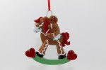 GINGERBREAD ROCKING HORSE