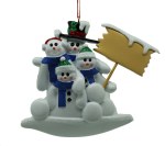 SNOWMAN SNOWBALL FAMILY OF 4