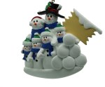 SNOWMAN SNOWBALL FAMILY OF 5