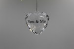 HEART YOU & ME  ACRYLIC