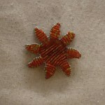 BEADED SUN MAGNET