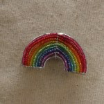 BEADED RAINBOW MAGNET