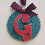 LETTER G PLAQUE