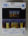 70 COUNT LED MICRO BLUE ICICLE LIGHTS