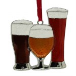 TRIPLE BEER GLASSES