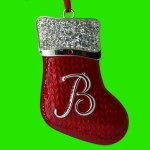 STOCKING WITH LETTER "B"