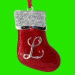 STOCKING WITH LETTER "L"