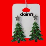 CHRISTMAS TREE EARRINGS