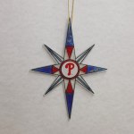 PHILADELPHIA PHILLIES ART GLASS