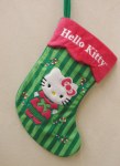 HELLO KITTY GREEN STOCKING