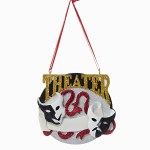 THEATER MASK PLAQUE