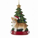 CORGI WITH TREE