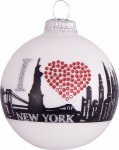 NEW YORK SKYLINE GLASS BALL