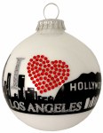 LOS ANGELES SKYLINE GLASS BALL