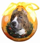 PIT BULL BRINDLE BALL