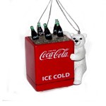 COKE COOLER WITH BEAR