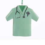 NURSING SCRUB TOP