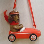 DOXY IN RED CAR