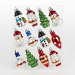 12 PC MINI ORNAMENT SET