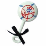 NEW YORK YANKIES BABY RATTLE