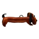 LEATHER WEINER DOG