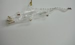 CLEAR GLASS ALIGATOR