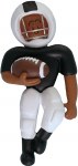 FOOTBALL PLAYER  AFRICAN AMERICAN IN BLAK