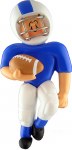 FOOTBALL PLAYER IN BLUE AND WHITE