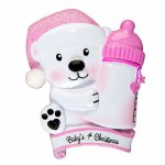 BABY'S 1ST CHRISTMAS PINK