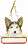 CORGI WIT NAME PLATE