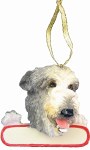 IRISH WOLFHOUND WITH NAME PLATE