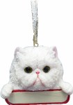 PERSIAN CAT WITH NAME PLATE